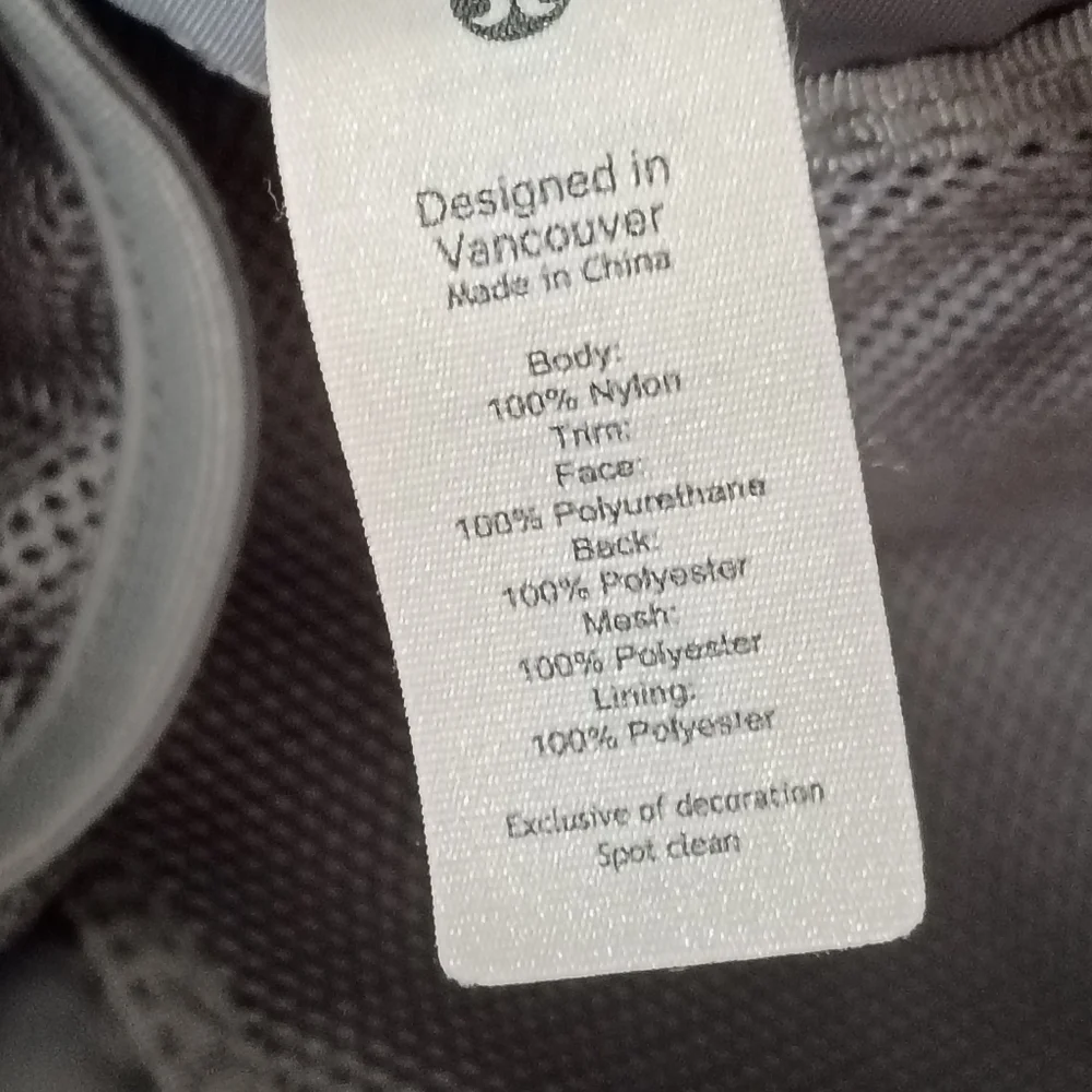 Lululemon City Adventurer Backpack 17L Light Gray Pockets Water Repellent OS